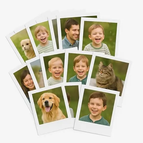 MUSHA Personalized Photo Prints - Set of 12, 3.5 x 4.2 Inch