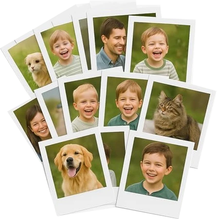 MUSHA Personalized Photo Prints - Set of 12, 3.5 x 4.2 Inch