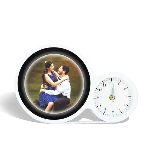 Musha Round Magic Mirror with Clock