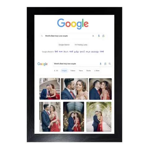 Google Search Theme Personalised Photo Collage Frame