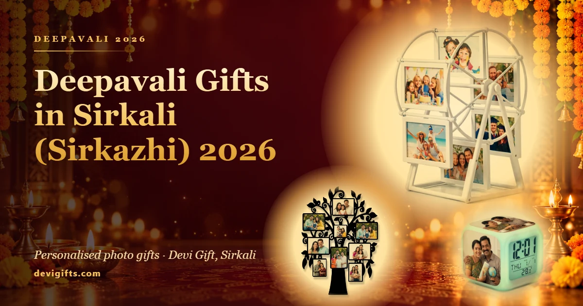 Deepavali Gifts in Sirkali (Sirkazhi) 2026: Personalised Photo Gifts from Devi Gift